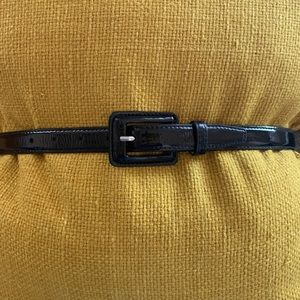 Neiman Marcus WCM New York Black Patent Belt